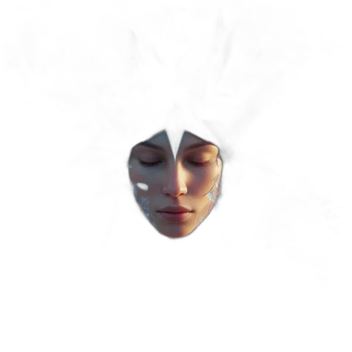 face, mask, creature, hat transparent PNG cut-out