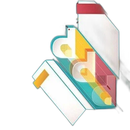 3d render, concept art, colorful, cover transparent PNG cut-out