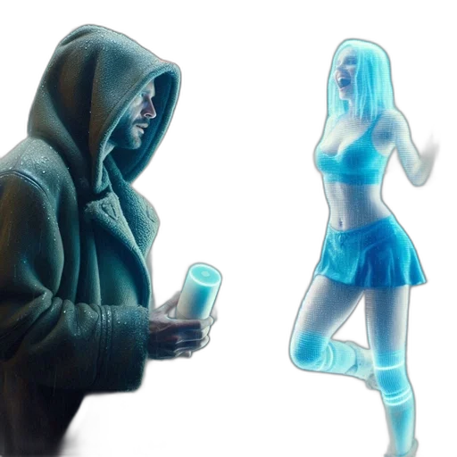 bottle, dress, jacket, mask transparent PNG cut-out
