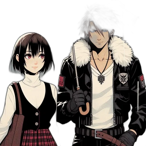 jacket, concept art, comic book art, anime transparent PNG cut-out