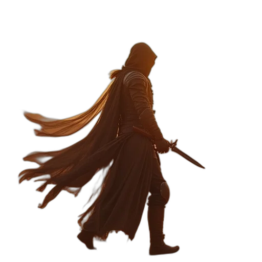 sword, weapon, staff, jacket transparent PNG cut-out