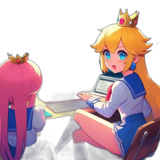 crown, furniture, staff, robot transparent PNG cut-out