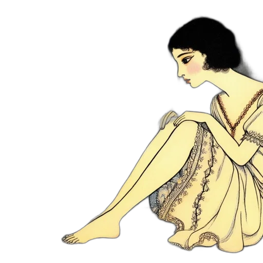dress, jewelry, cartoon, concept art transparent PNG cut-out