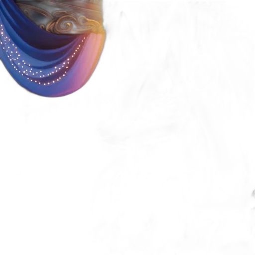 dress, mask, face, hair transparent PNG cut-out