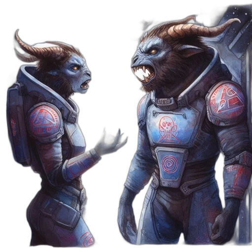 concept art, fantasy art, comic book art, outer space transparent PNG cut-out