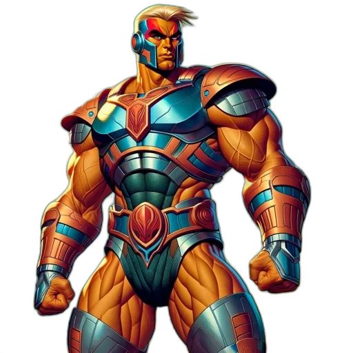 robot, comic book art, concept art, 3d render transparent PNG cut-out