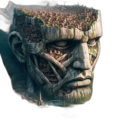face, mask, crown, creature transparent PNG cut-out