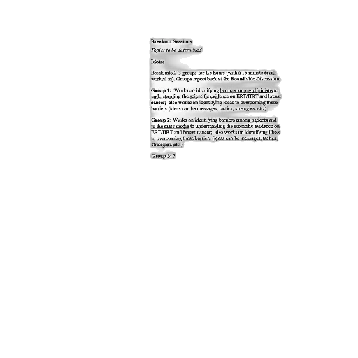 document, titled, breakout, sessions transparent PNG cut-out