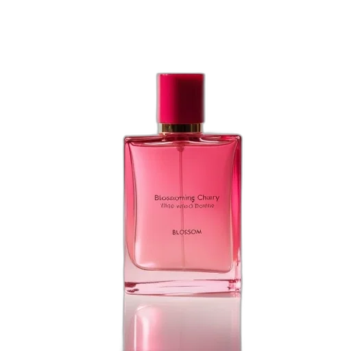 bottle, sleek, modern, perfume transparent PNG cut-out