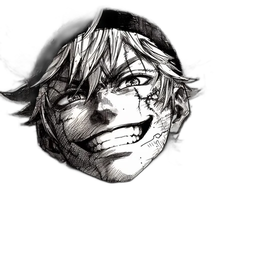 face, mask, crown, creature transparent PNG cut-out
