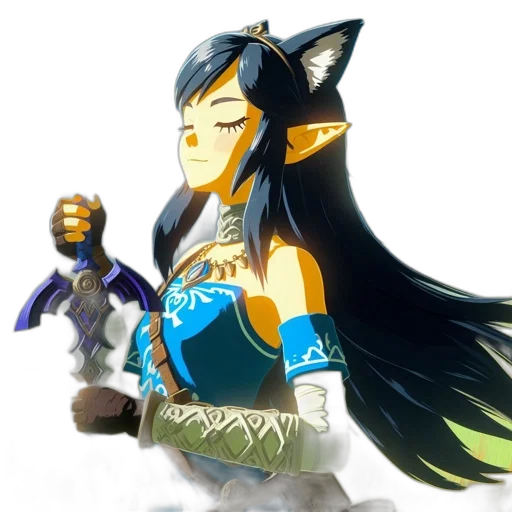 staff, fantasy art, concept art, 3d render transparent PNG cut-out