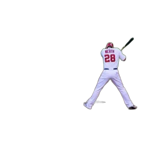 weapon, baseball, player, white transparent PNG cut-out