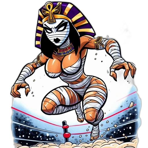 comic book art, concept art, fantasy art, cartoon transparent PNG cut-out