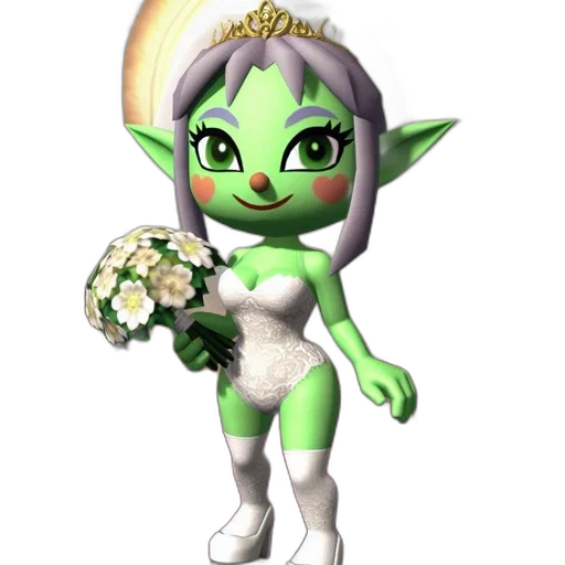 flower, staff, jewelry, dress transparent PNG cut-out