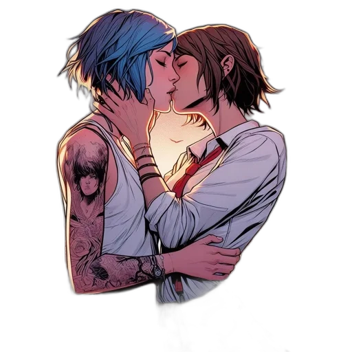 comic book art, concept art, watercolor, cartoon transparent PNG cut-out