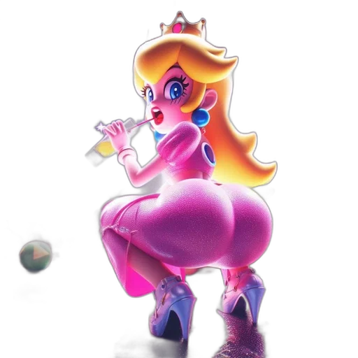 crown, dress, concept art, vaporwave transparent PNG cut-out