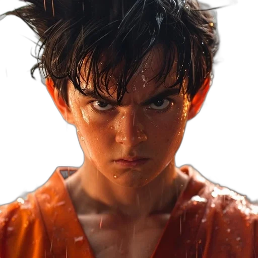 face, hair, photorealistic, concept art transparent PNG cut-out