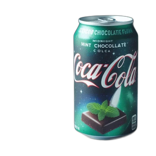 bottle, food, 3d render, vaporwave transparent PNG cut-out