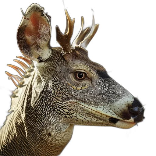 animal, dragon, creature, crown transparent PNG cut-out