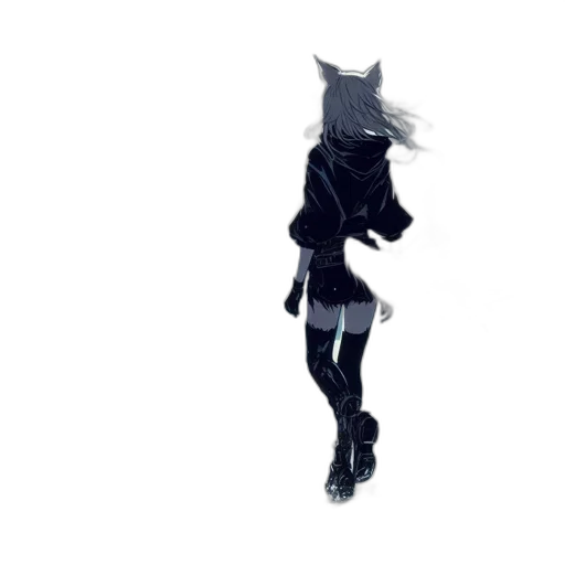 dress, mask, jacket, creature transparent PNG cut-out
