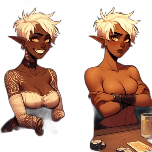 concept art, fantasy art, pixel art, comic book art transparent PNG cut-out