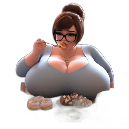 food, jewelry, 3d render, concept art transparent PNG cut-out