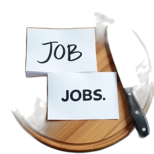 staff, two, job, cards transparent PNG cut-out