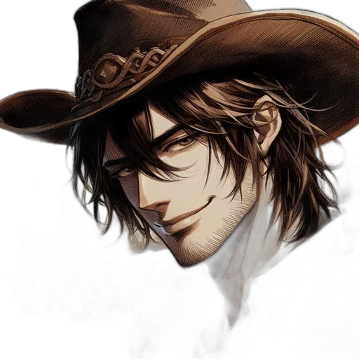 hat, face, mask, fantasy art transparent PNG cut-out