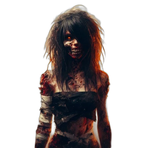 face, dress, concept art, pixel art transparent PNG cut-out