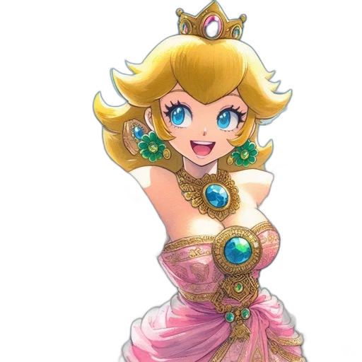 crown, dress, jewelry, staff transparent PNG cut-out