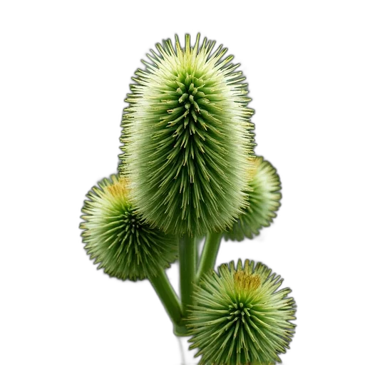 flower, hair, staff, creature transparent PNG cut-out