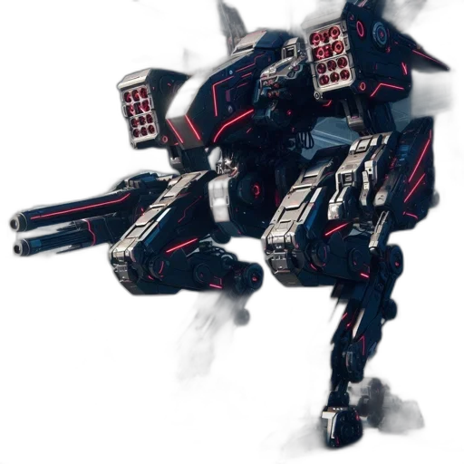 robot, weapon, dragon, concept art transparent PNG cut-out