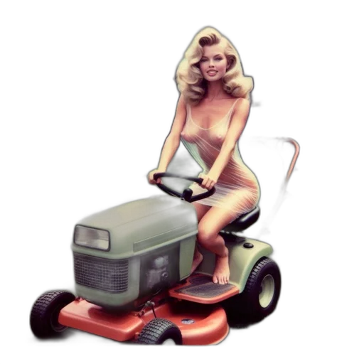 car, robot, dress, photorealistic transparent PNG cut-out