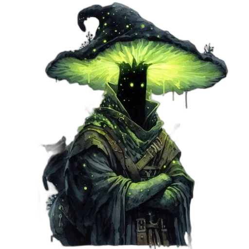 staff, hat, creature, mask transparent PNG cut-out