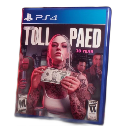 face, concept art, cyberpunk, game transparent PNG cut-out