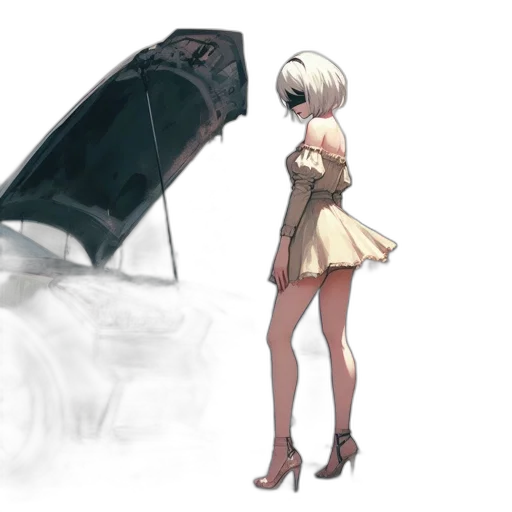 car, dress, robot, weapon transparent PNG cut-out