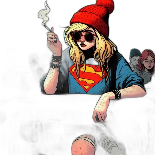 hat, comic book art, concept art, cartoon transparent PNG cut-out