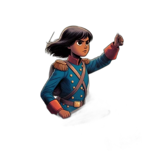 jacket, staff, weapon, sword transparent PNG cut-out