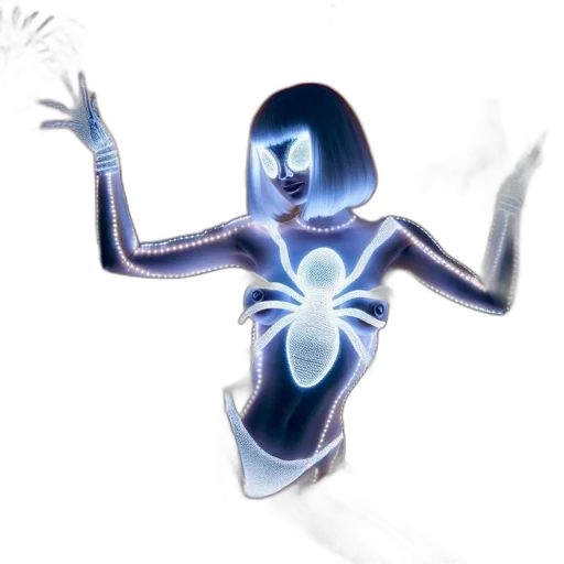 robot, jewelry, creature, staff transparent PNG cut-out