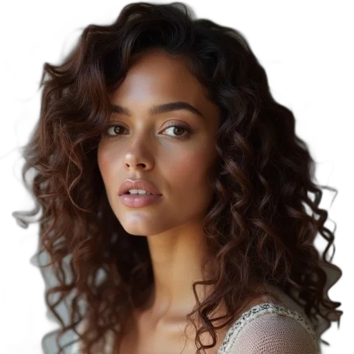 hair, jewelry, face, crown transparent PNG cut-out