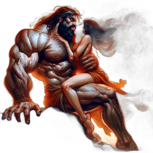 concept art, fantasy art, comic book art, photorealistic transparent PNG cut-out