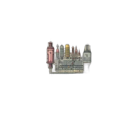 crown, building, robot, weapon transparent PNG cut-out
