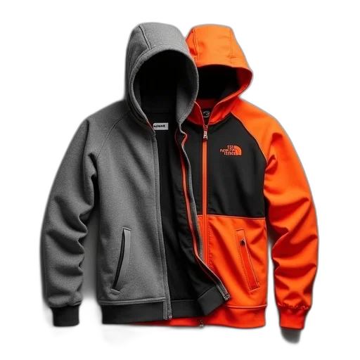 jacket, 3d render, neon, monochrome transparent PNG cut-out
