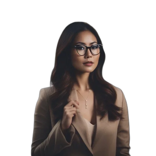 staff, jacket, jewelry, face transparent PNG cut-out