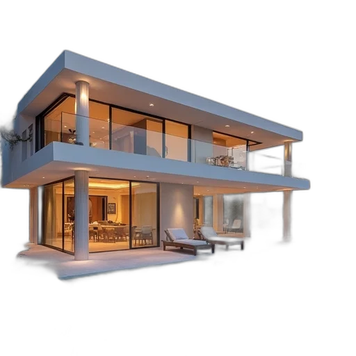 building, furniture, 3d render, photorealistic transparent PNG cut-out
