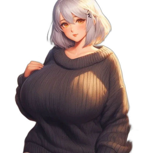 dress, jacket, robot, weapon transparent PNG cut-out