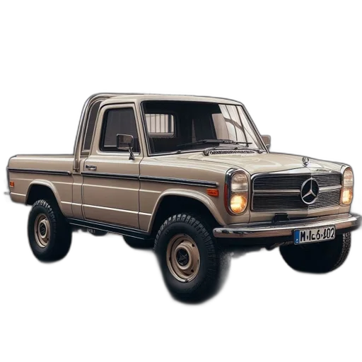 car, photorealistic, 3d render, 1970s transparent PNG cut-out