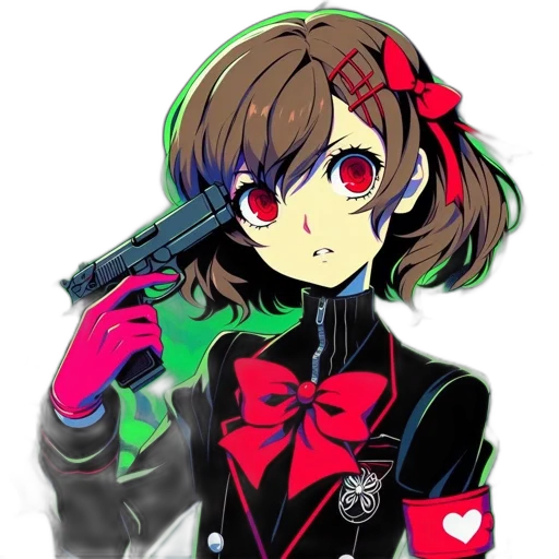 jacket, staff, flower, mask transparent PNG cut-out