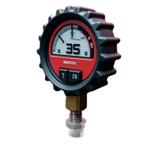 red, black, tire, pressure transparent PNG cut-out