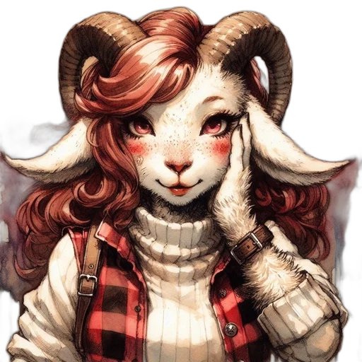 face, mask, animal, fantasy art transparent PNG cut-out